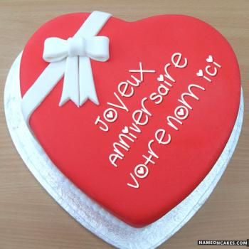 G&acirc;teau De Joyeux Anniversaire Avec Nom