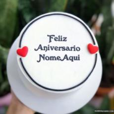Enviar Mensagem De Feliz Anivers&aacute;rio Com Bolo De Nome